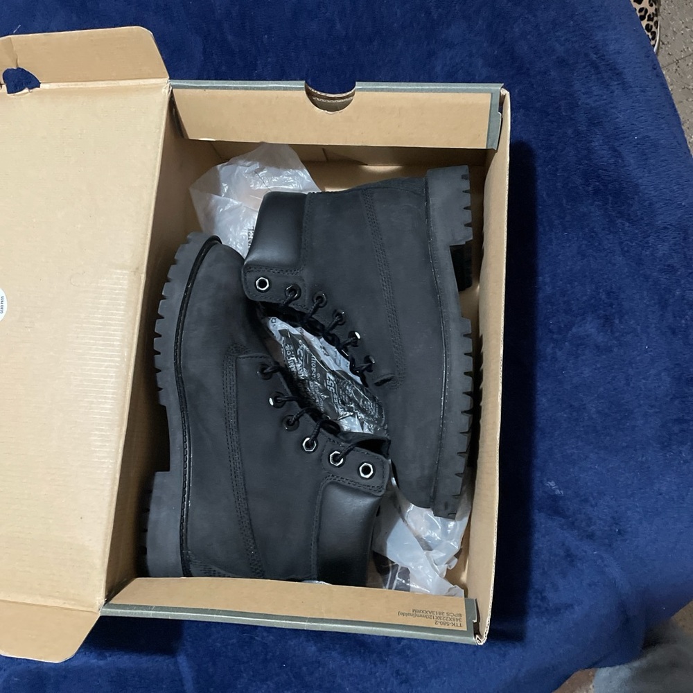 Kids Black Boots